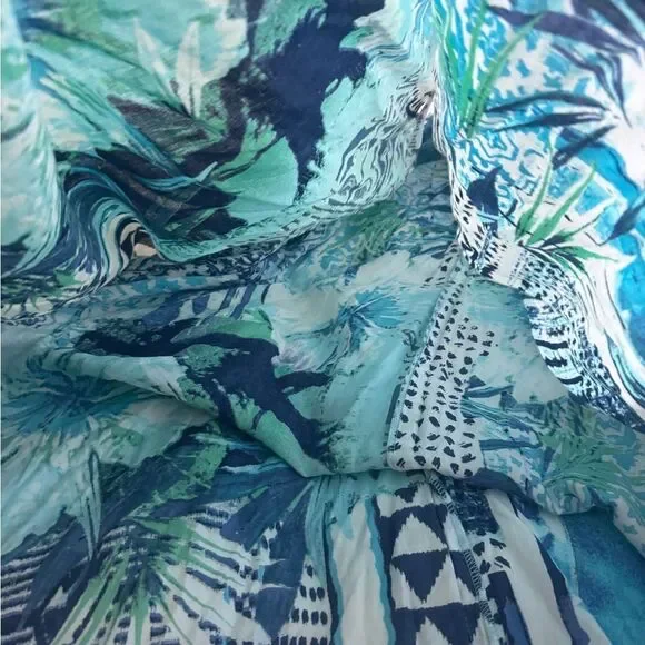 RR Hawaii Resort Multiway Dress One Size Rayon Halter Convertible Beach Cover Up - Picture 12 of 12